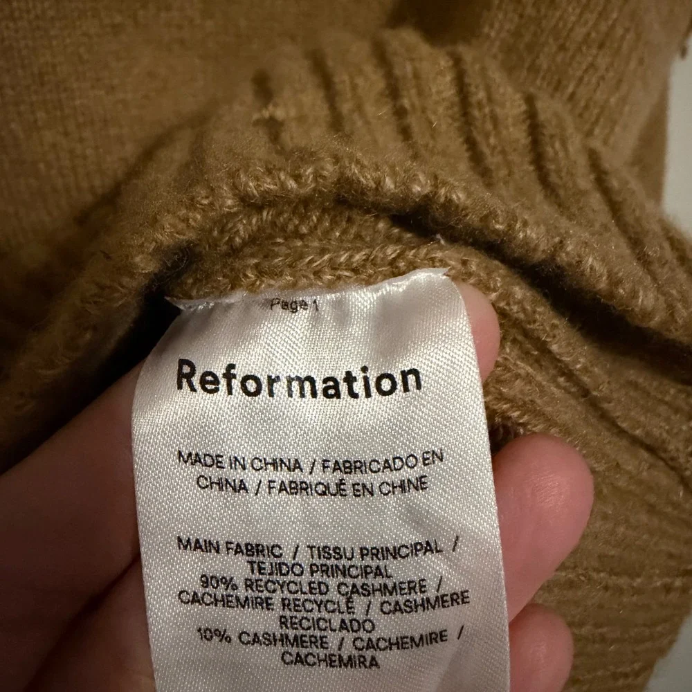 Reformation beckie sweater